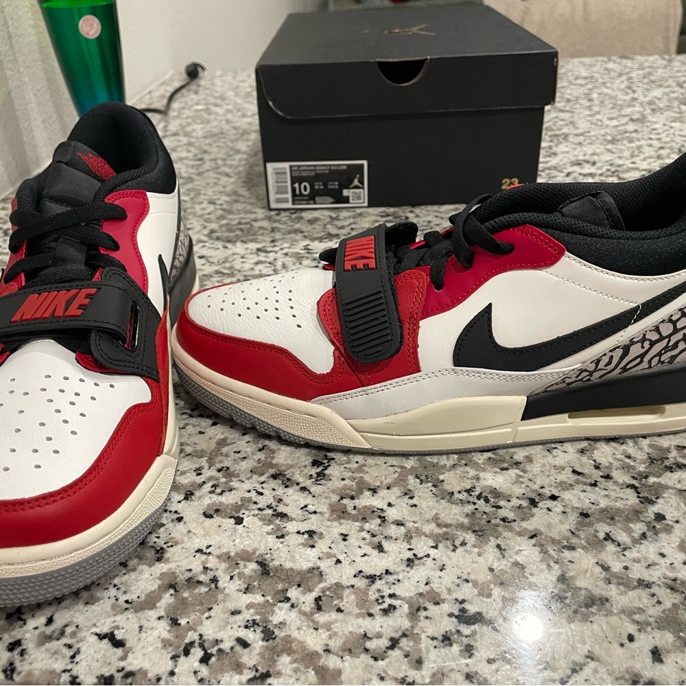 Nike Air Jordan Red and White Shoes new w box